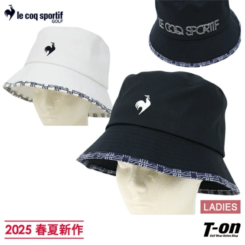 25年春夏日本Le Coq乐卡克公鸡女士高尔夫球帽休闲渔夫帽正品代购