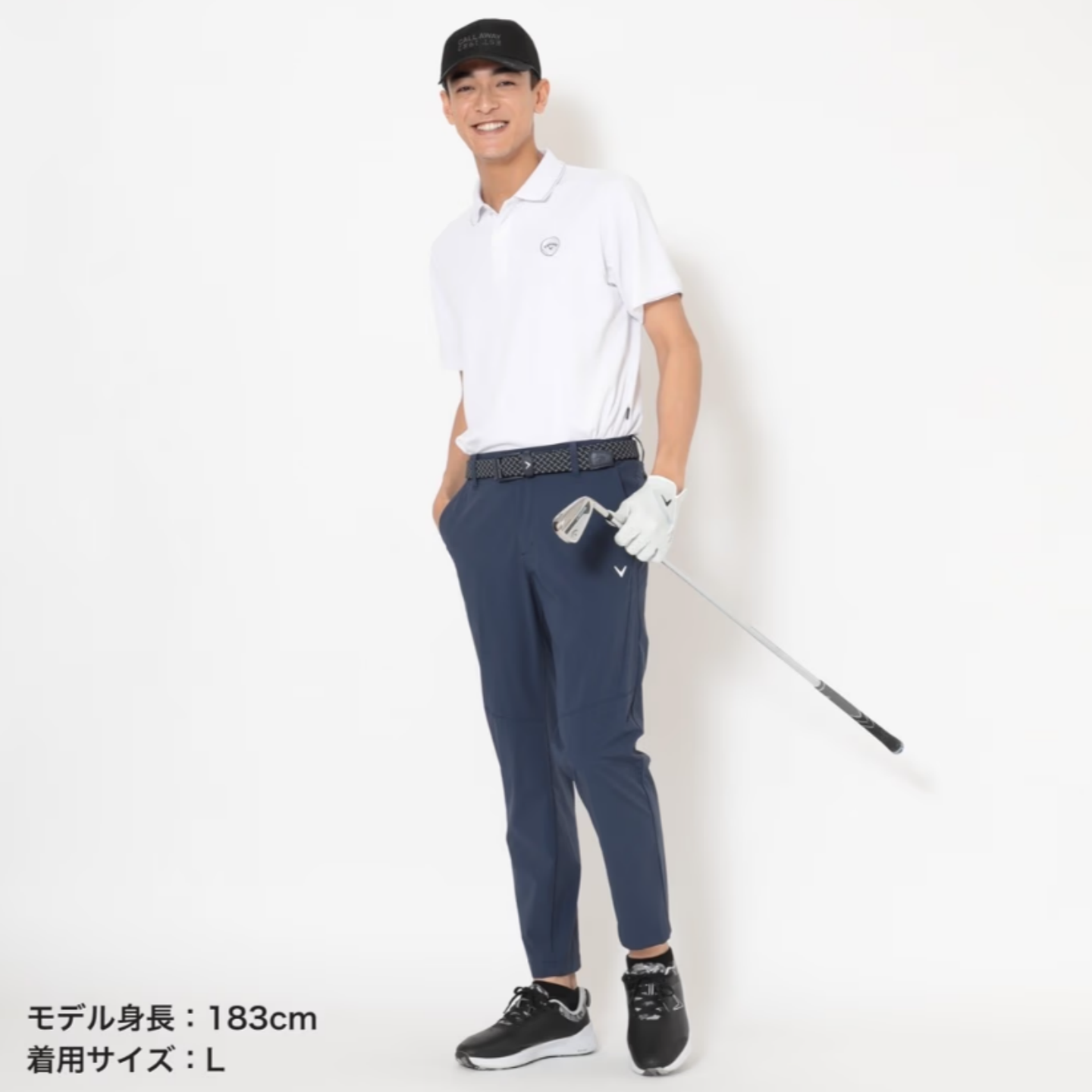 Callaway卡拉威高尔夫裤子男装4L夏透气运动慢跑长裤子4L日本正品