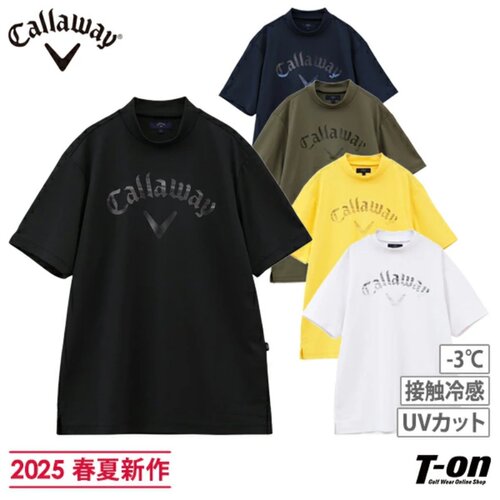 25年春夏日本Callaway卡拉威男套头短袖T恤高尔夫小高领上衣正品