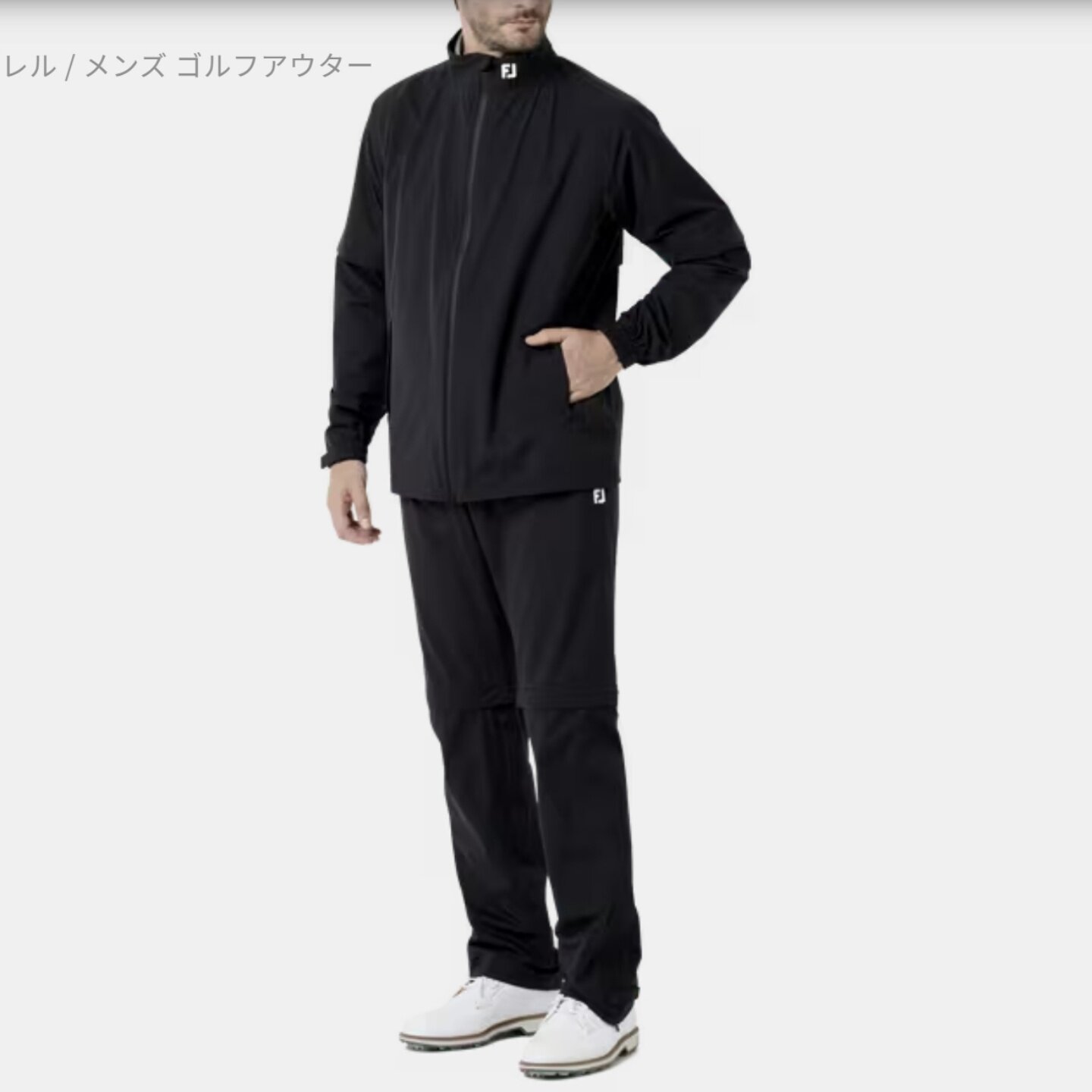 26年新款日本FootJoy FJ男士高尔夫球服长袖夹克长裤防雨衣套装