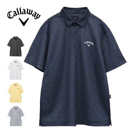 高尔夫男装Callaway卡拉威网眼透气25春夏短袖T恤POLO衫日本代购