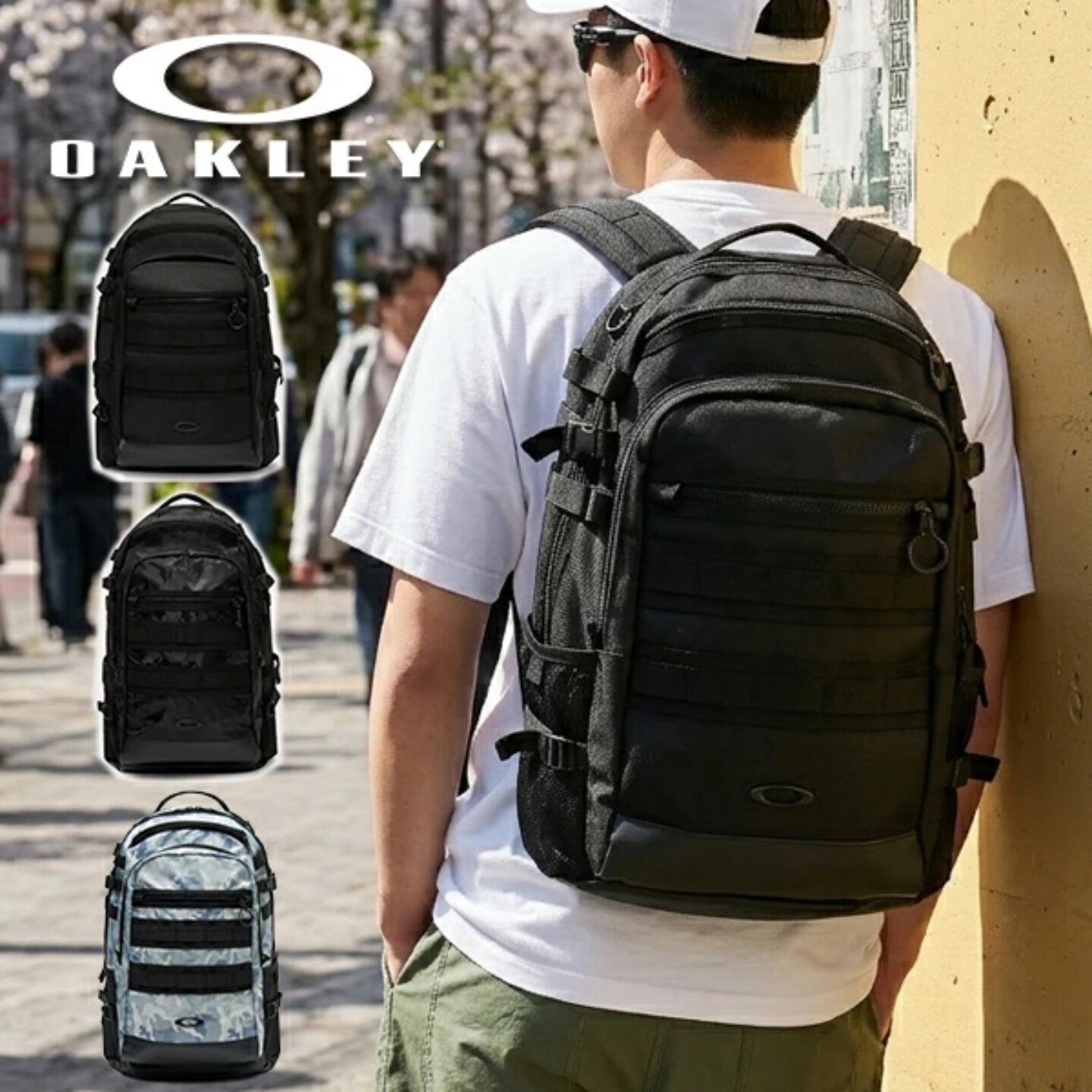 26新款日本正品Oakley欧克利男士运动休闲双肩背包电脑包代购