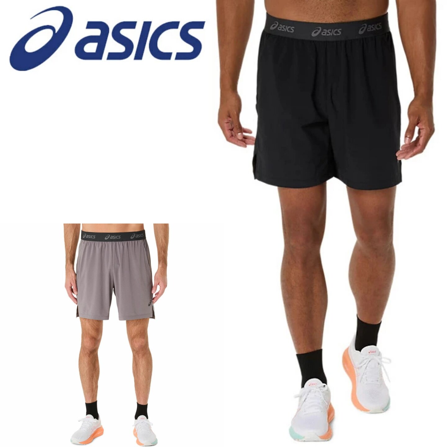 ASICS亚瑟士男士7英寸运动短裤