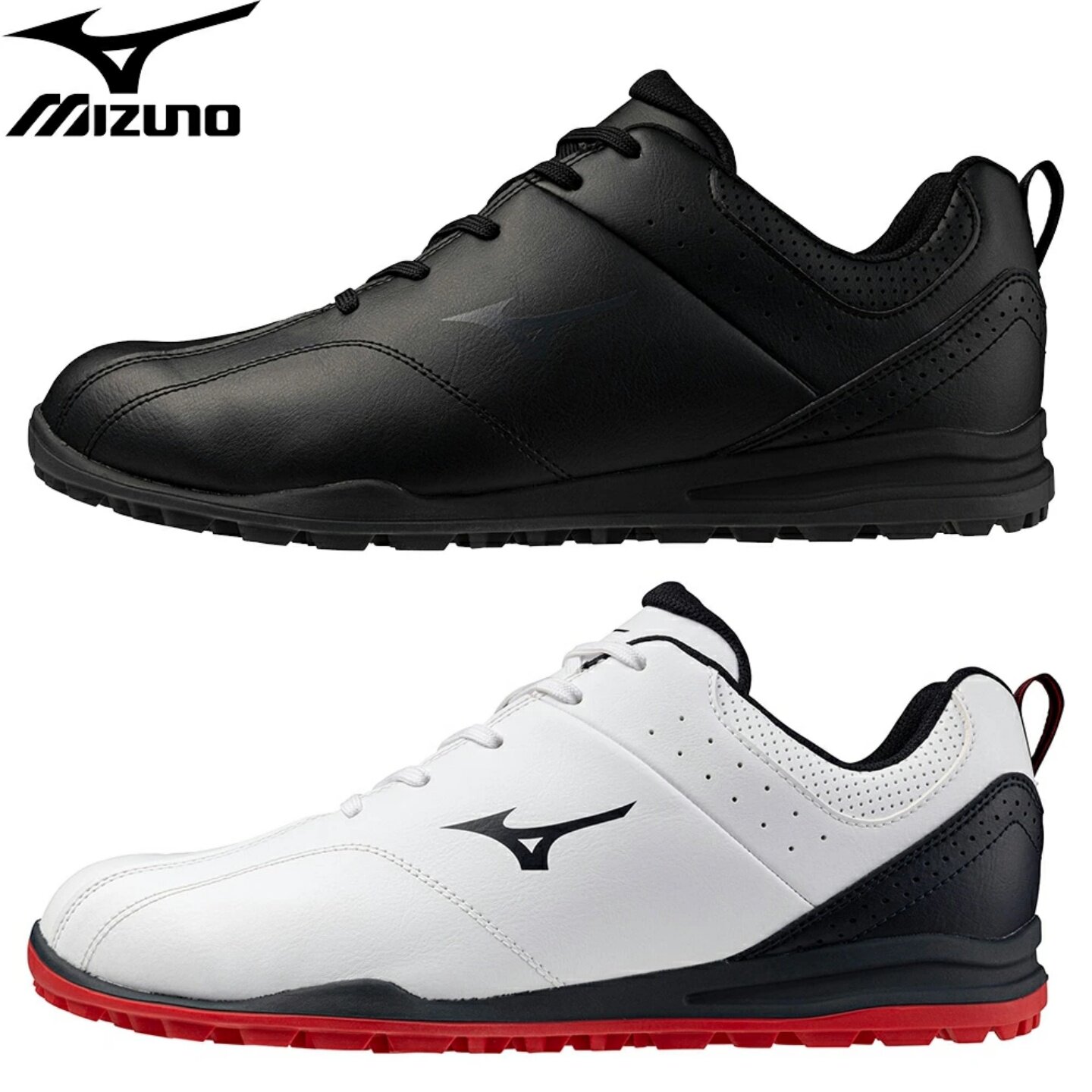日本直邮MIZUNO美津浓男士4E宽楦防水高尔夫球鞋25年款正品代购