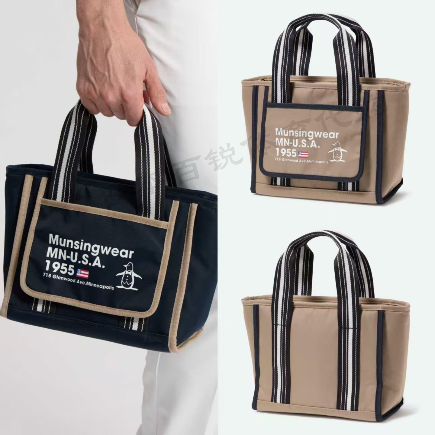 26春夏新日本Munsingwear万星威男女手拎包高尔夫球车包正品代购