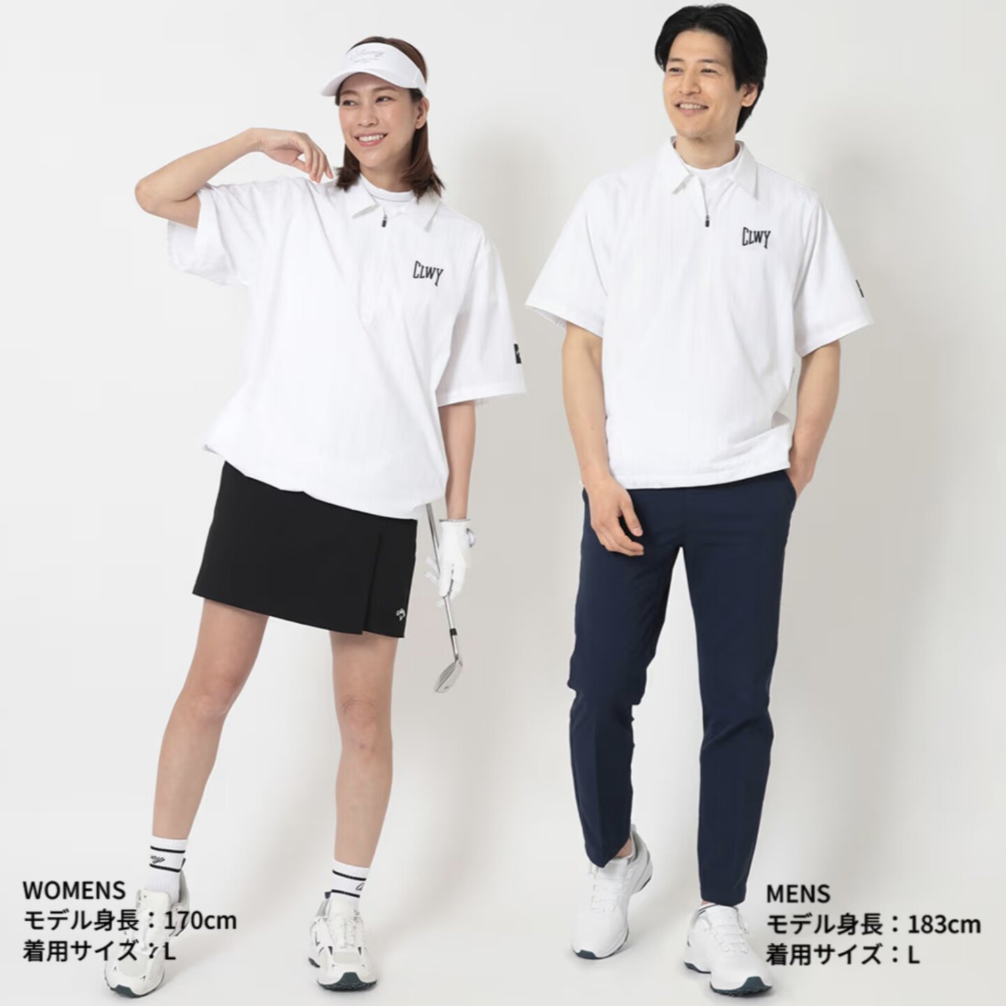 26新日本Callaway卡拉威男女情侣款高尔夫短袖宽松上衣4L正品代购