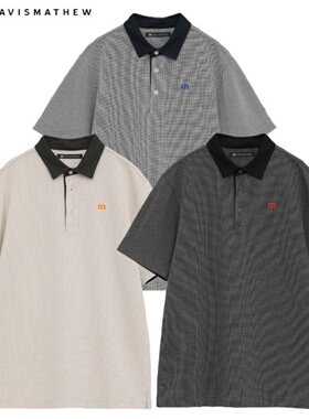 25年款日本Travis Mathew高尔夫男装短袖T恤翻领POLO衫高球衫代购