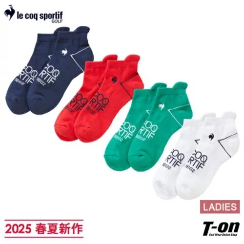 25年春夏日本代购Le Coq乐卡克公鸡高尔夫女袜运动短袜踝袜正品