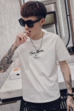 B3532110P40黄夏新款小伙休闲宽松卡通T恤男短袖男体恤控60，男装T恤，电商B353
