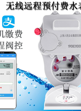 上海人民LoRa智能远程水表抄表无线远传公寓NB-IoT阀控预付费水表