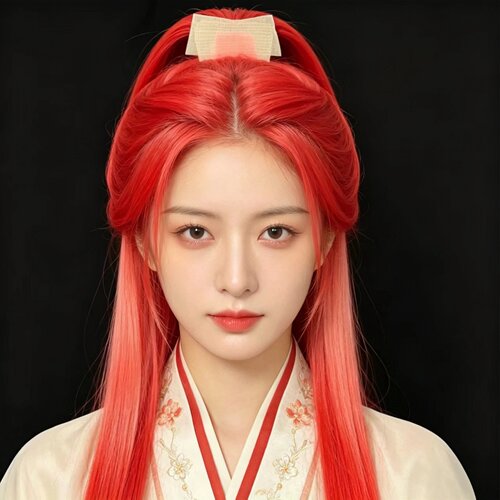 古风男士仿真发鬓角补发片龙须发