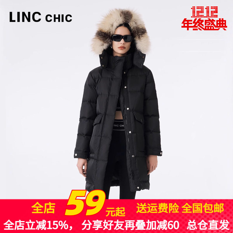轻奢大毛领抗风LINCCHIC/金羽杰