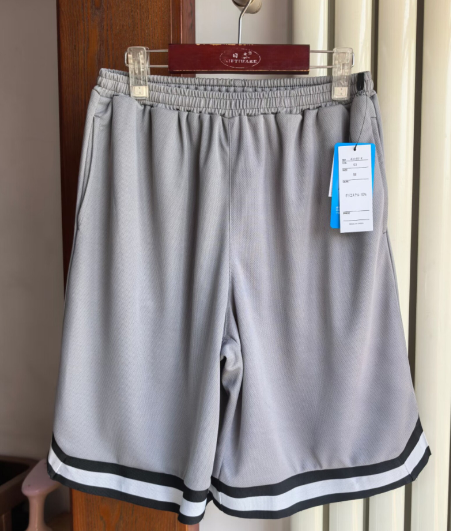 外贸原单尾货出口日本男款速干短裤 篮球短裤 运动短裤 网眼短裤