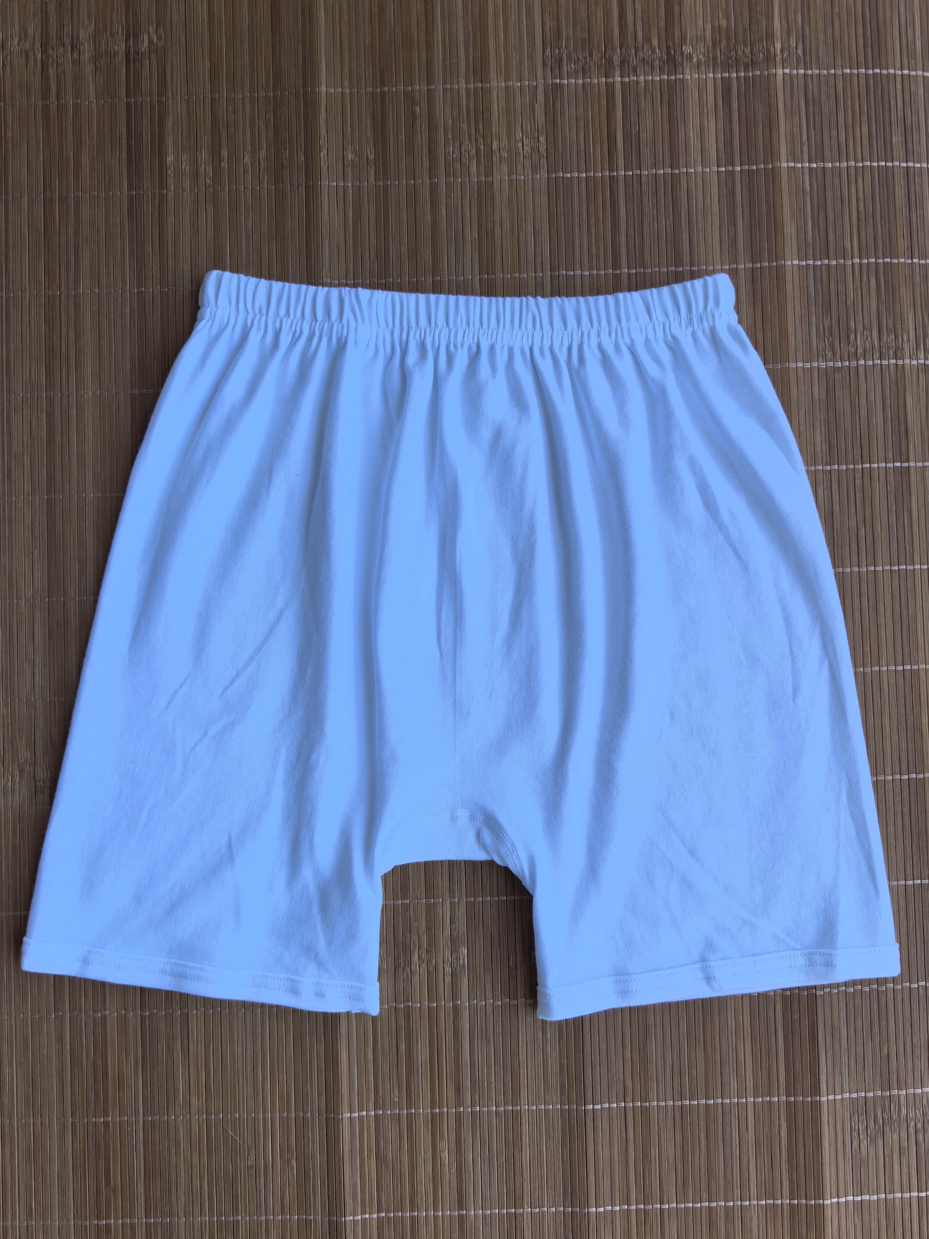 外贸原单出口迪拜，男款纯棉平角裤 白色内裤