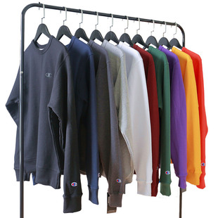 champion 正品 包邮 basic双标圆领刺绣加绒套头卫衣 美国购入