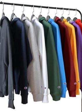 美国购回champion加绒情侣潮流连帽卫衣帽衫S0889美潮街头