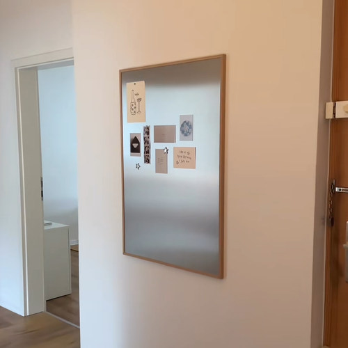 高颜值磁吸不锈钢冰箱贴电表箱画