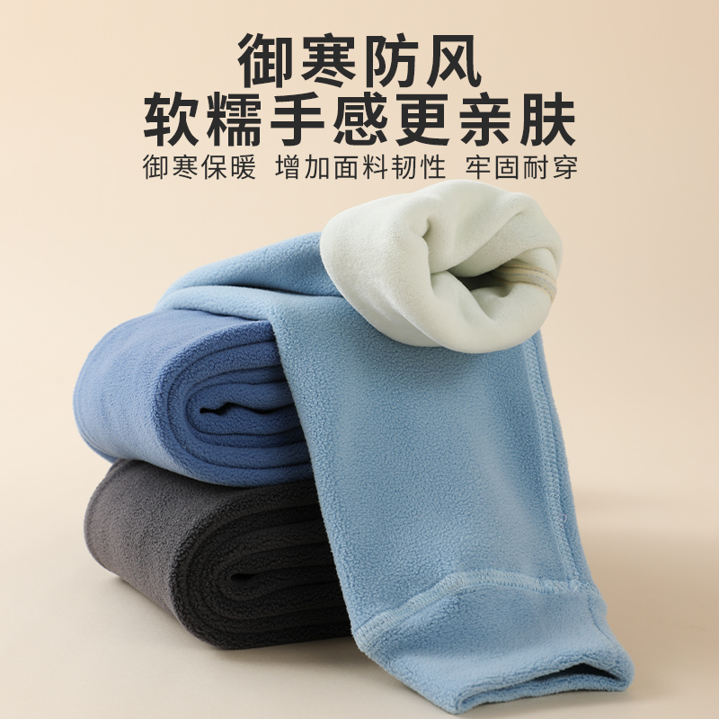 儿童保暖裤秋冬加绒加厚内穿棉裤男童热能裤中大童女童毛裤秋裤
