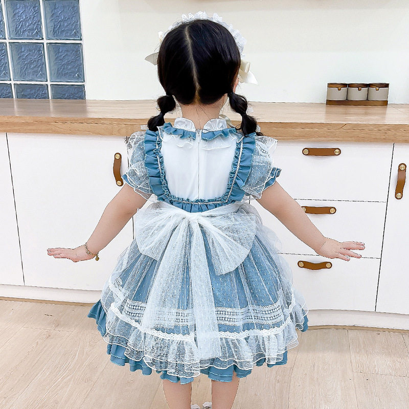 女童洛丽塔公主裙儿童装lolita夏季裙子宝宝周岁生日连衣裙