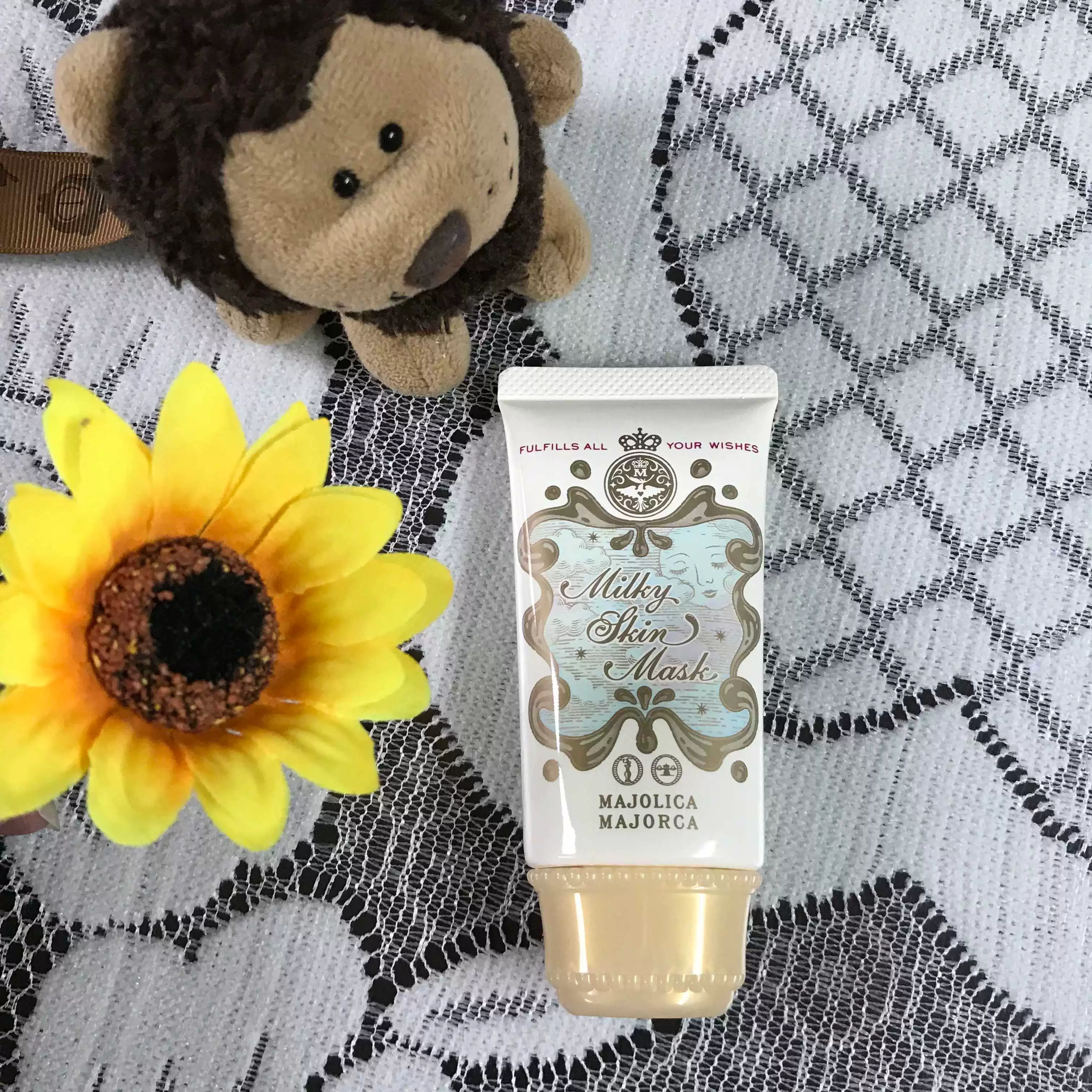Праймер для макияжа Milky Wrapping Foundation (импорт из Японии), солнцезащита, сужает поры, 60 г