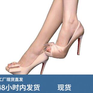 2026新款古早风性感鱼嘴结高跟鞋女防水台不累脚红底露趾凉鞋