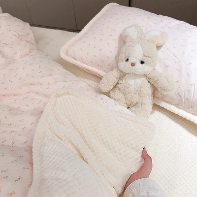 秋冬保暖棉加绒四件套A类母婴级