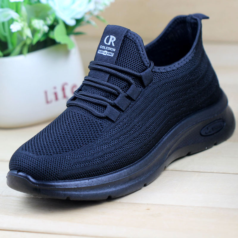 老北京布鞋透气软底防滑女工作鞋