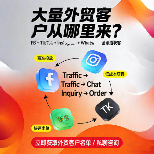 海外拓客系统ins营销引流fb精准采集tk镜像矩阵ws裙发全渠道开发