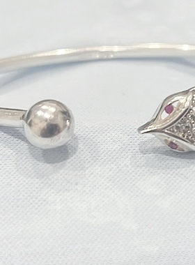 S999足银新潮款可调节手镯