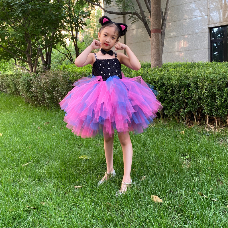 女童万圣节小猫咪学猫叫喵喵喵演出服幼儿园小猫角色扮演舞蹈服,童装/婴儿装/亲子装,儿童礼服,淘宝优惠券,粉丝福利购,淘宝优惠卷