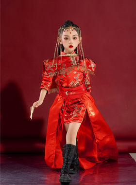 女童旗袍中国风潮服国