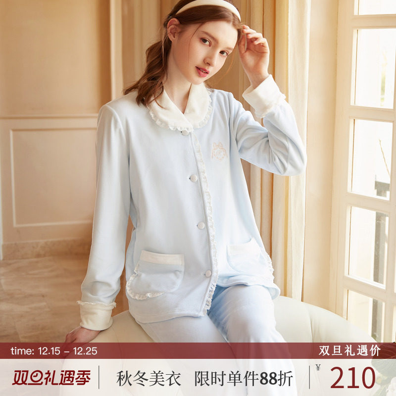 RoseTree女珊瑚绒日系少女公主风