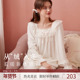 RoseTree薄绒睡衣套装 女秋冬季 复古可爱公主风高级感珊瑚绒家居服