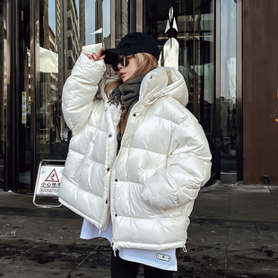 黑色羽绒服中长款女2025新款冬季今年流行爆款设计感小众东北超厚