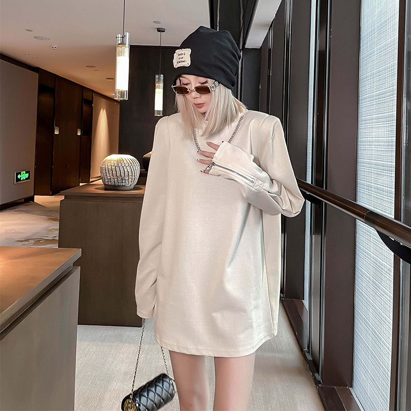 长袖百搭常规链条女性