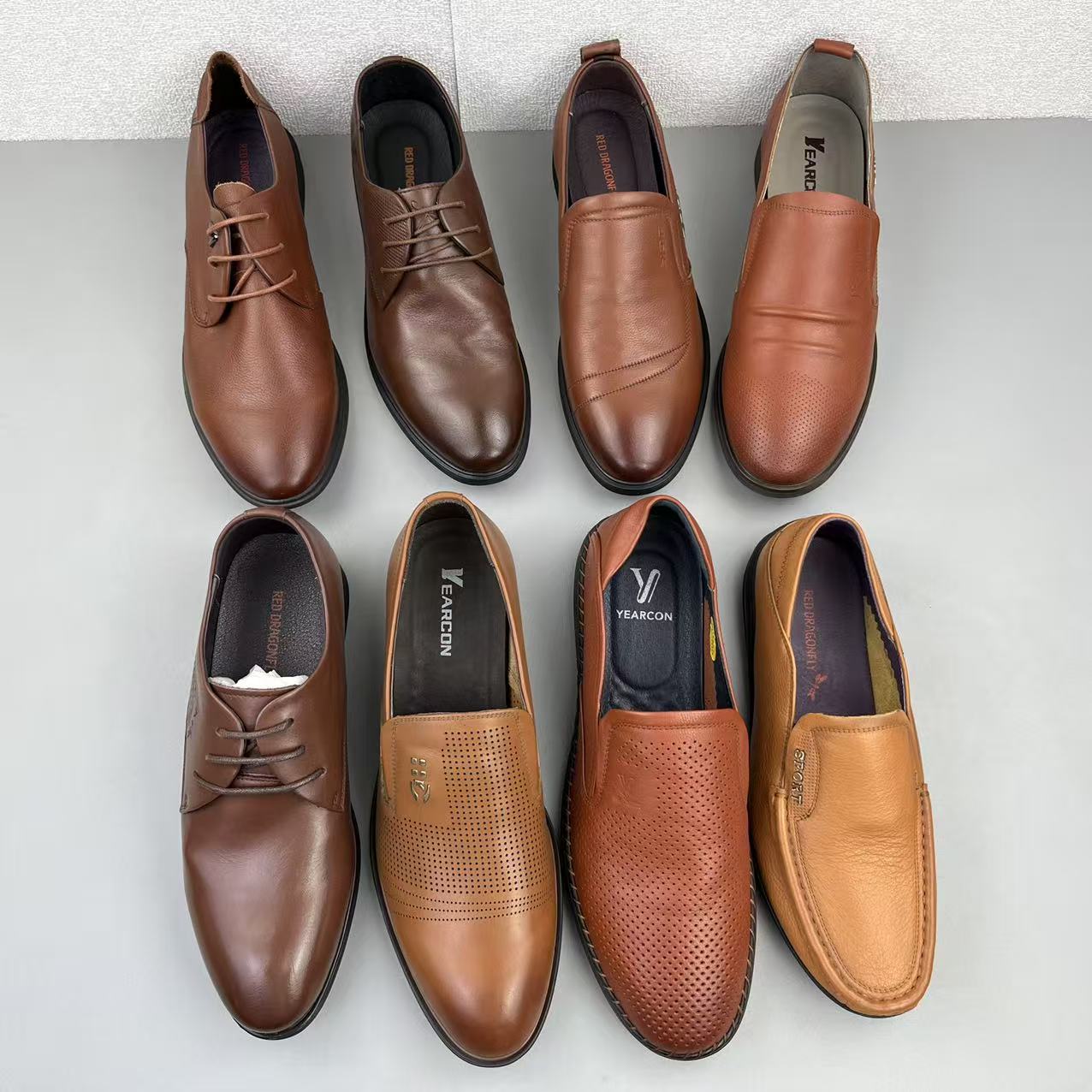 真皮男鞋户外浅口百搭休闲皮鞋清