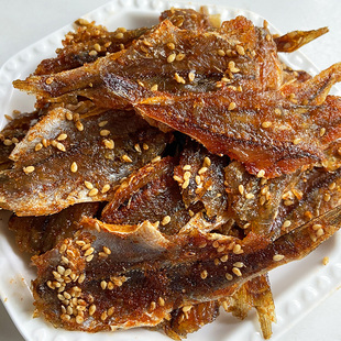 香辣黄花鱼250g/袋珍洋营养现烤零食大商鱼干大连特产烤鱼片