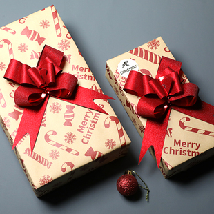 磨纱蝴蝶结手拉花彩带扎带礼品包装材料扎花抽花礼物装饰年会包邮