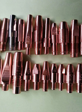 福尼斯机器人导电嘴TBI导电咀精车打孔铬锆铜超高同心度内孔螺纹