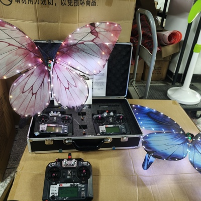 仿生扑翼遥控蝴蝶飞行器带灯