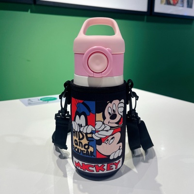 加厚富光保温杯套ml水壶套学生杯子袋防摔吸管杯子长背带保护套