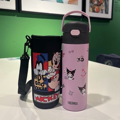 斜跨防摔学生儿童水壶套