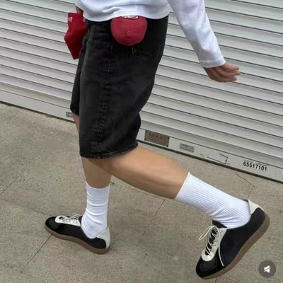 PANE-轻训No-Gi系列-BOOGIE WOOGIE节奏布鲁斯 黑色德训鞋子男女