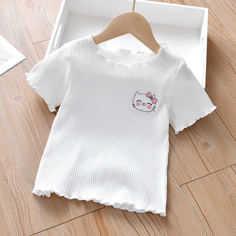 【特价清仓】品牌撤柜outlet专柜夏季款童装蜜芽短袖打底上衣体恤