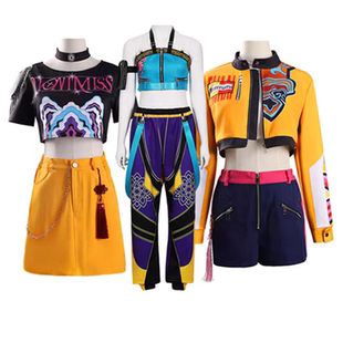KPOP猎魔女团cos服韩流巨星鲁米米拉佐依cosplay电影同款亲子服装