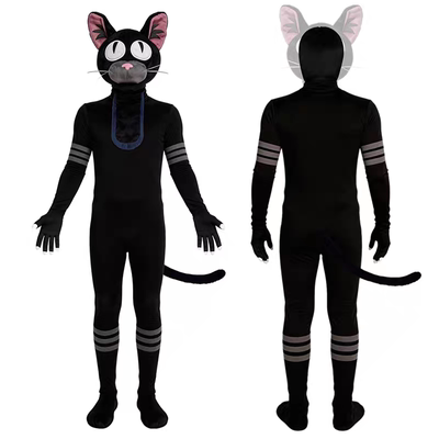森林99夜黑猫连体衣99Nights in the Forest儿童成人万圣节cos服