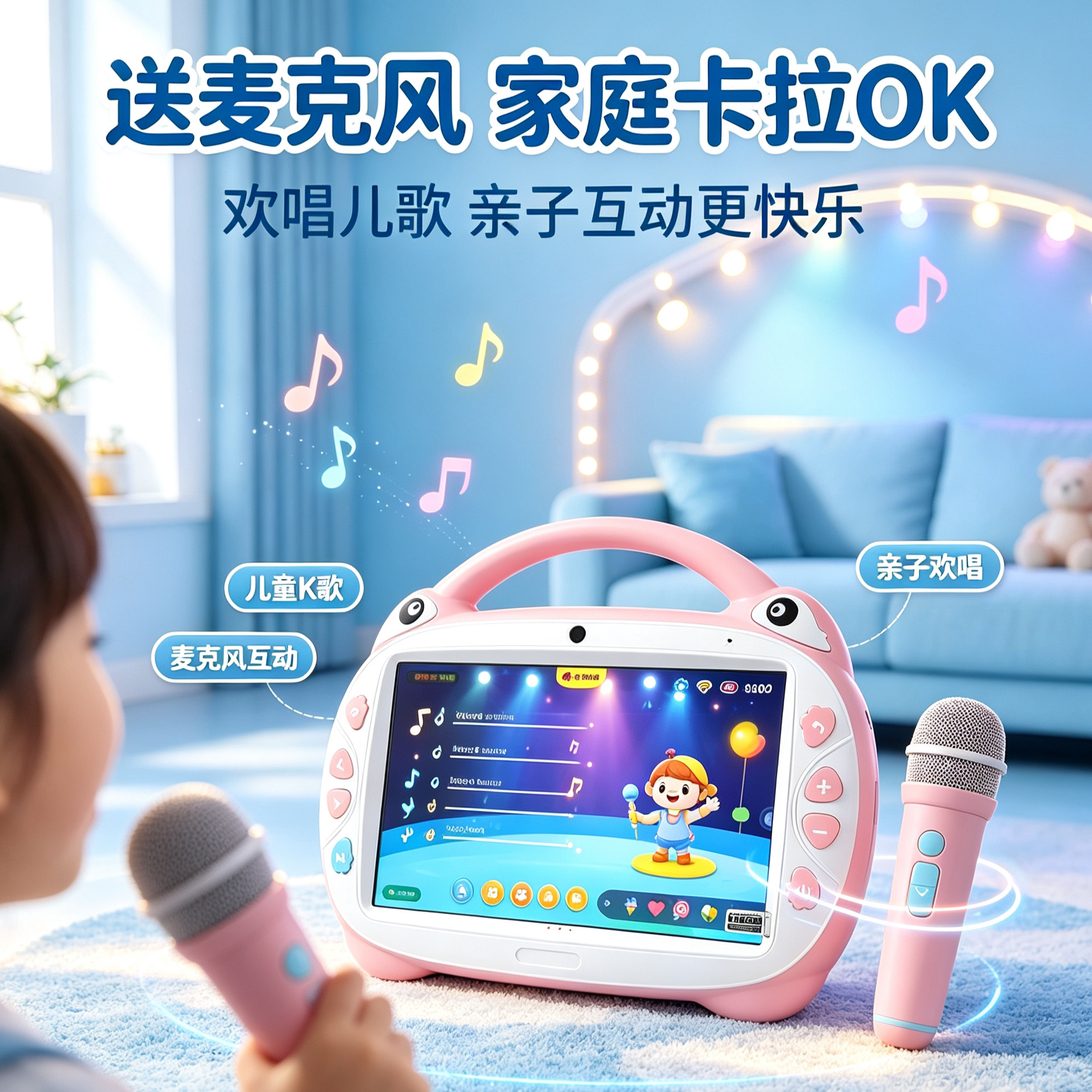 卓纳尔ai智能儿童早教机宝宝学习机视频故事点读平板电脑益智玩具