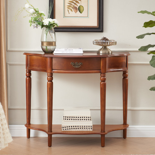 玄关桌全实木材质送货入户