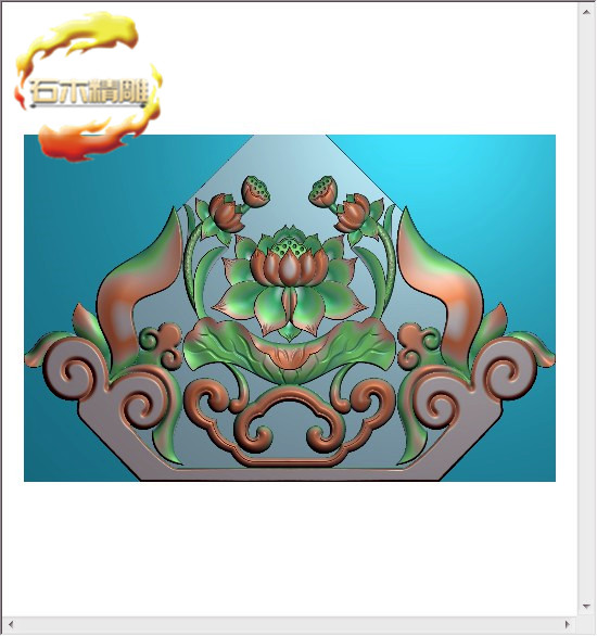 新款墓碑帽子173 荷花石碑公墓顶子石材雕刻精雕图灰度图浮雕图