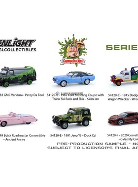 绿光 1:64 Garbage Pail Kids Series GPK叛逆小子 54120六件套装